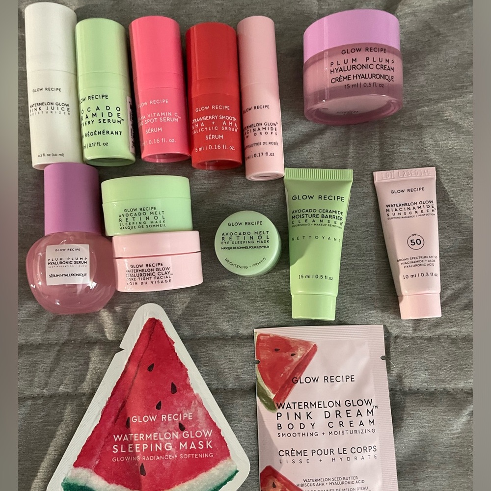 Glow recipe set